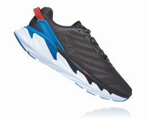 Hoka One One Men's Elevon 2 Road Running Shoes Black/Blue Canada [TURGI-8542]
